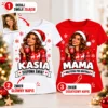 Koszulka damska z Twoją świąteczną postacią i napisem