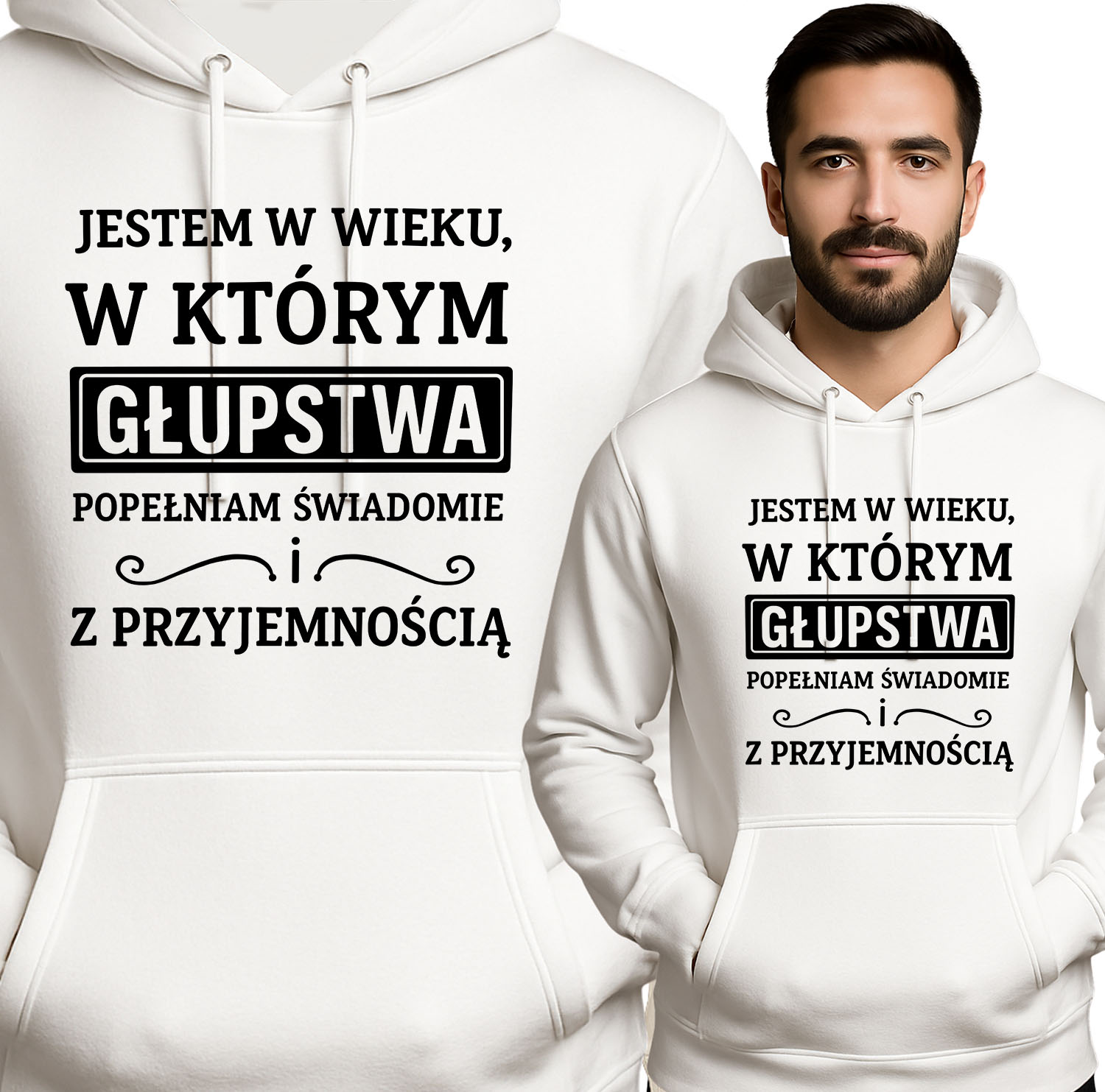 'JESTEM W WIEKU, W KTÓRYM GŁUPSTWA POPEŁNIAM ŚWIADOMIE i Z PRZYJEMNOŚCIĄ'