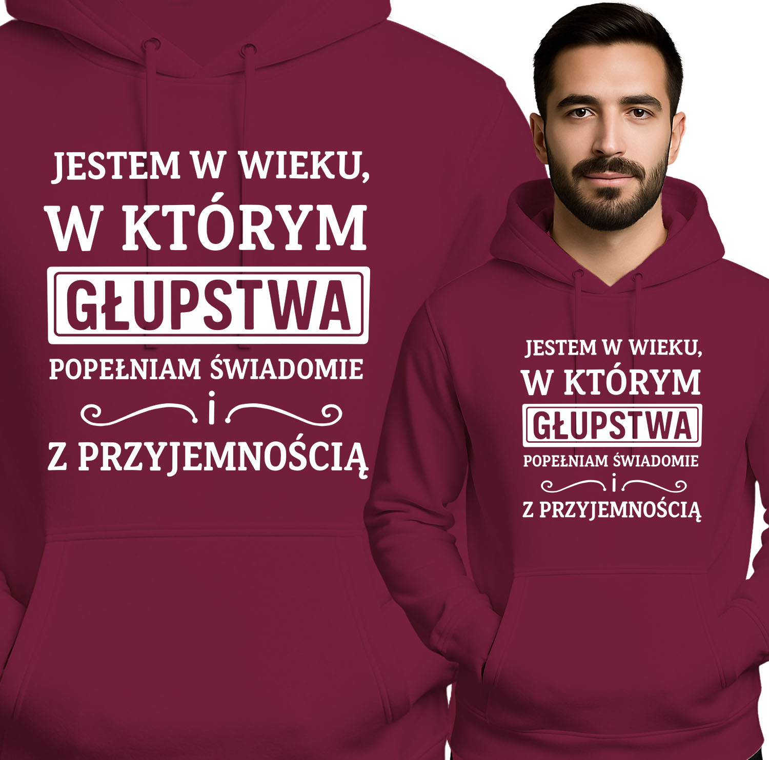 'JESTEM W WIEKU, W KTÓRYM GŁUPSTWA POPEŁNIAM ŚWIADOMIE i Z PRZYJEMNOŚCIĄ'