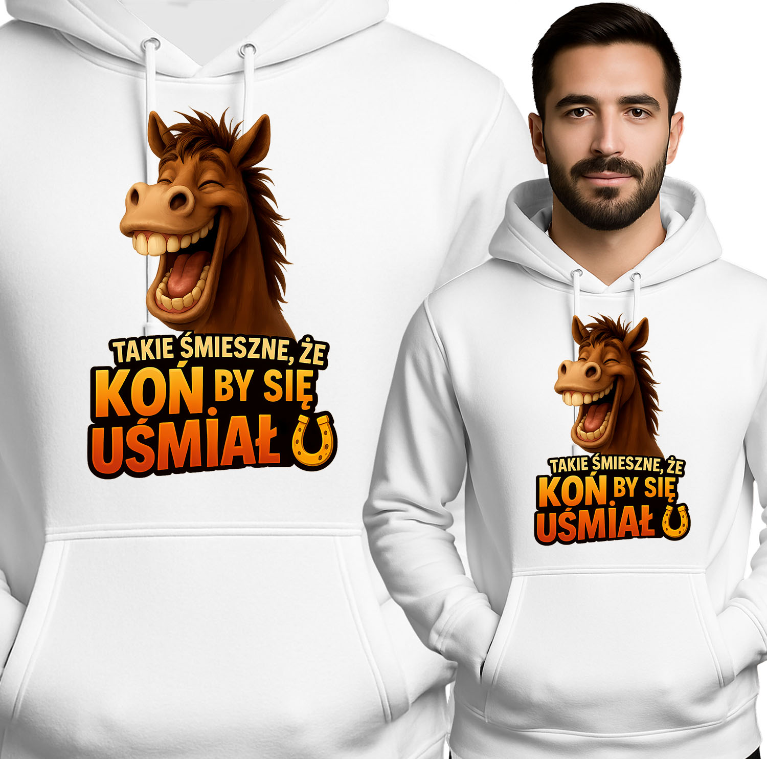'TAKIE ŚMIESZNE, ŻE KOŃ BY SIĘ UŚMIAŁ'