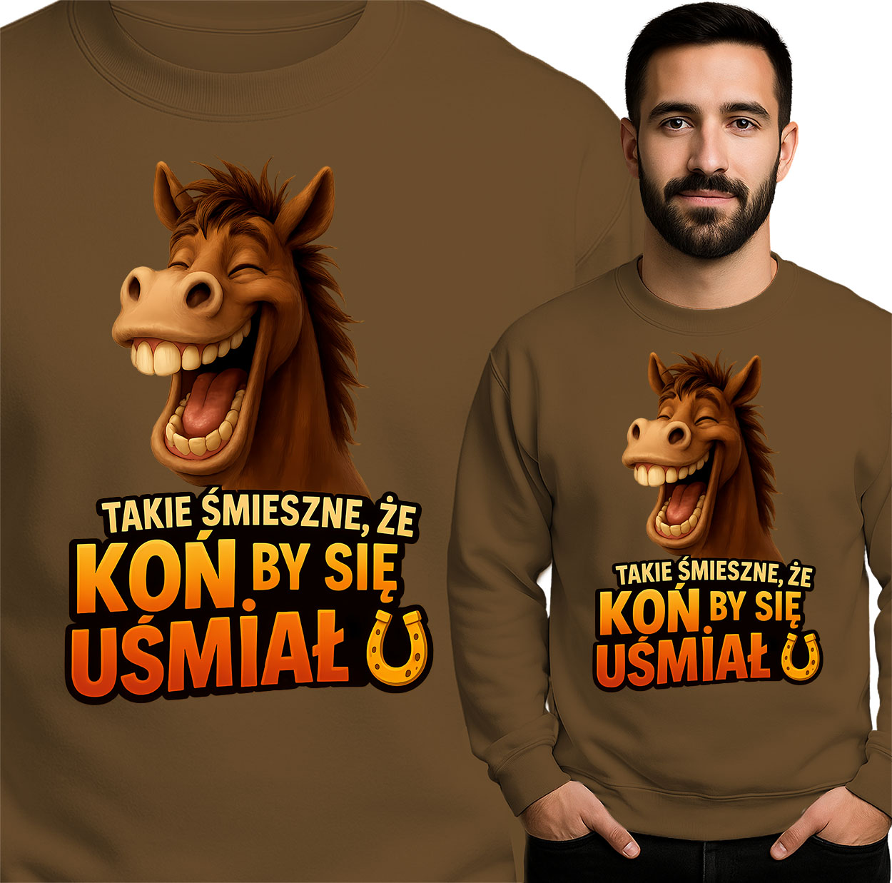 'TAKIE ŚMIESZNE, ŻE KOŃ BY SIĘ UŚMIAŁ'