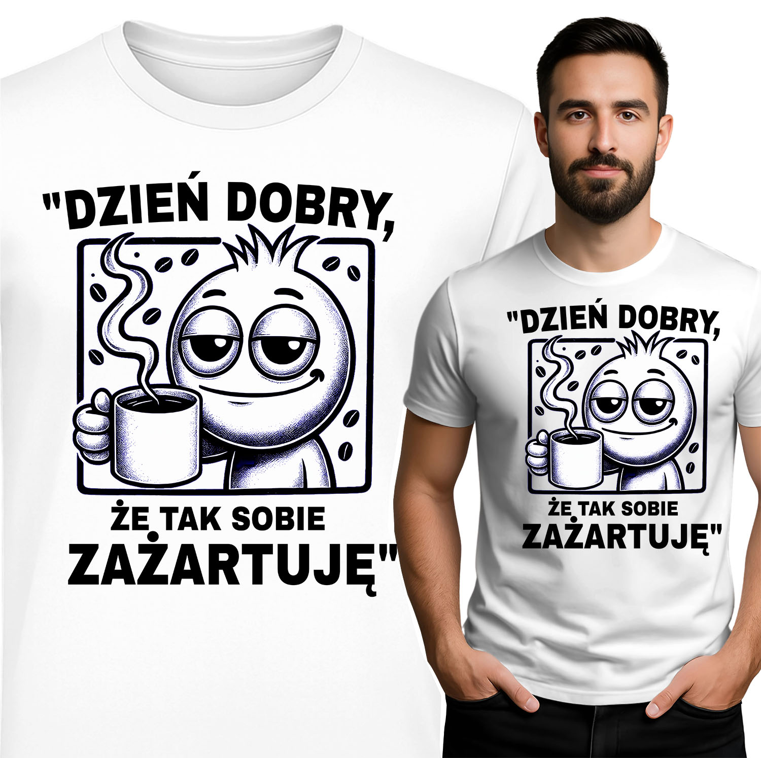 'Dzień dobry, że tak sobie zażartuję'
