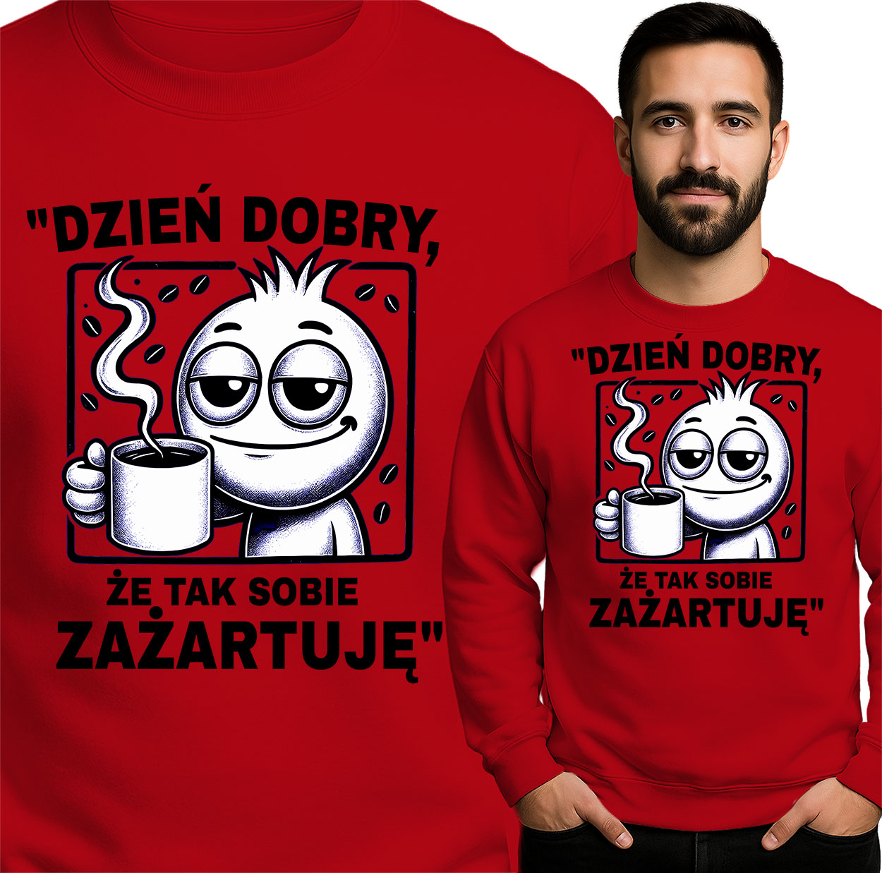 'Dzień dobry, że tak sobie zażartuję'