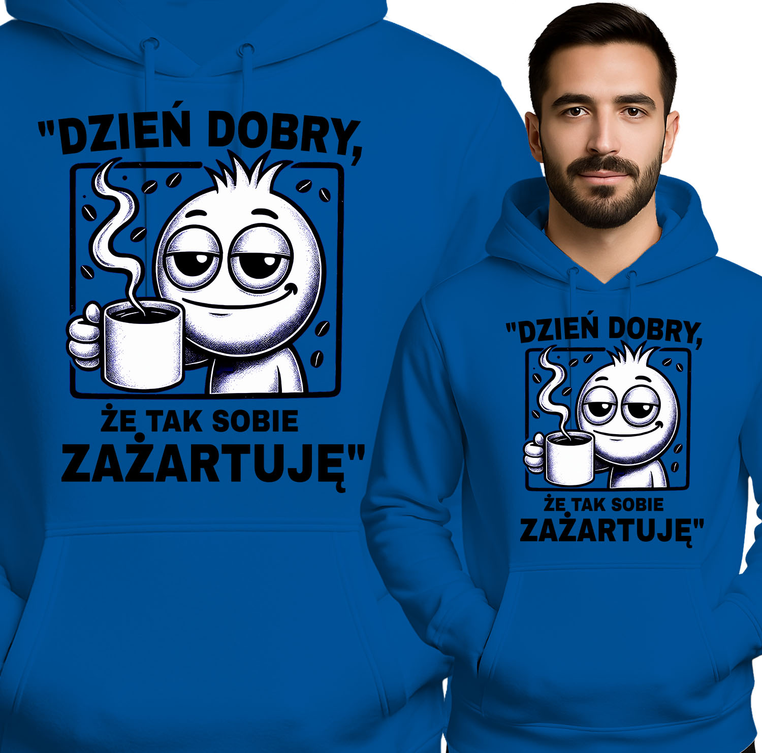 'Dzień dobry, że tak sobie zażartuję'