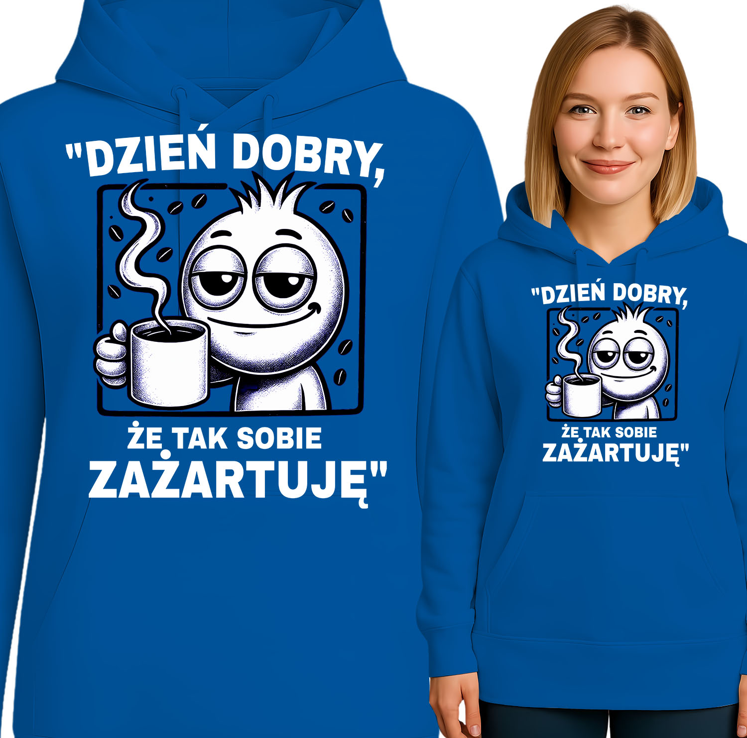 'Dzień dobry, że tak sobie zażartuję'