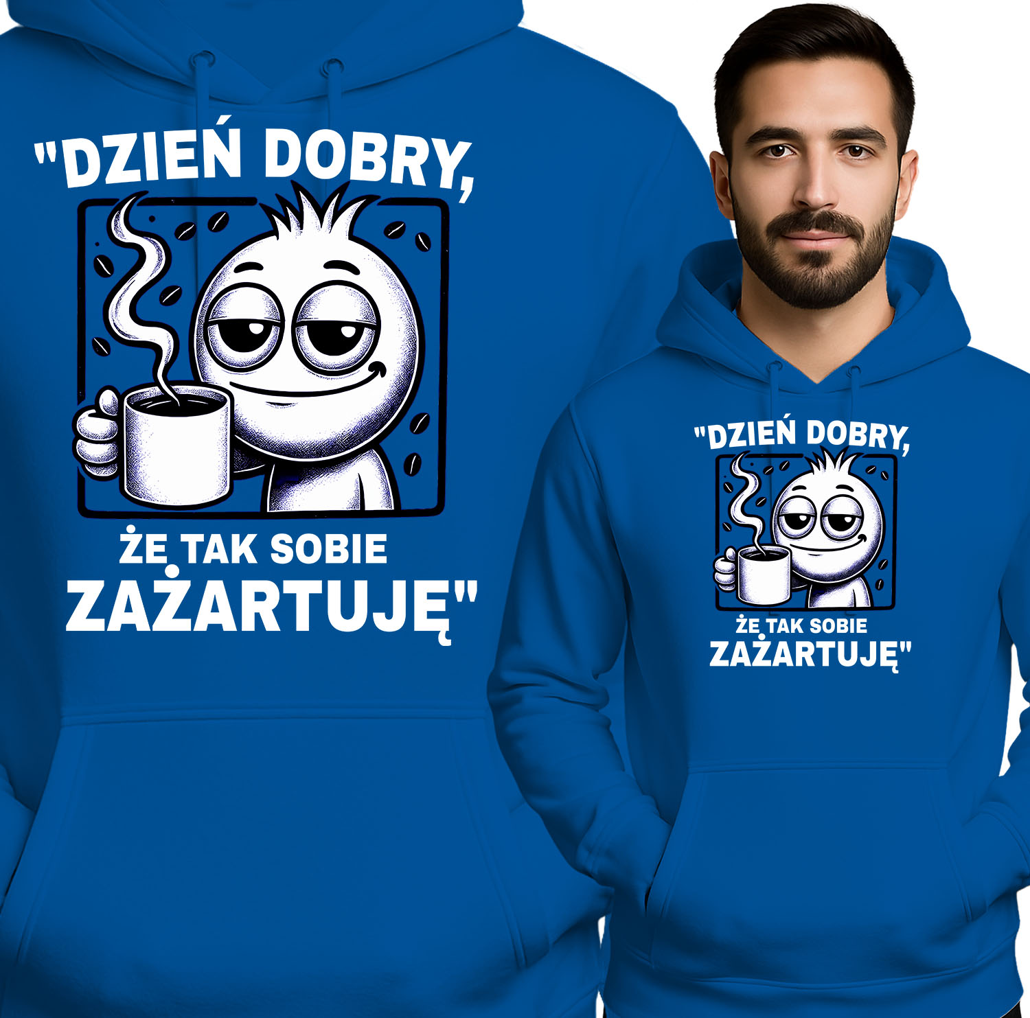'Dzień dobry, że tak sobie zażartuję'