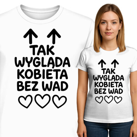 'TAK WYGLĄDA KOBIETA BEZ WAD'