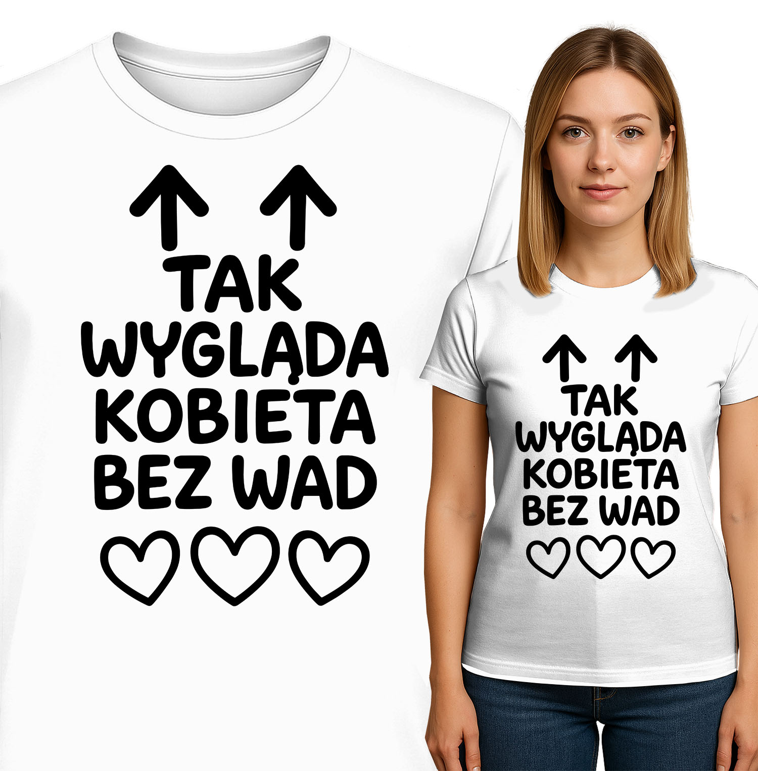 'TAK WYGLĄDA KOBIETA BEZ WAD'
