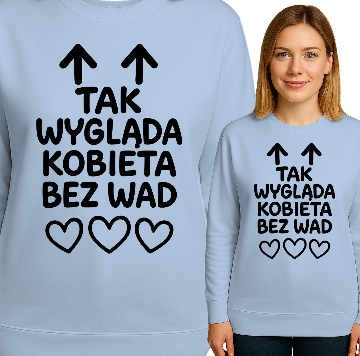 'TAK WYGLĄDA KOBIETA BEZ WAD'