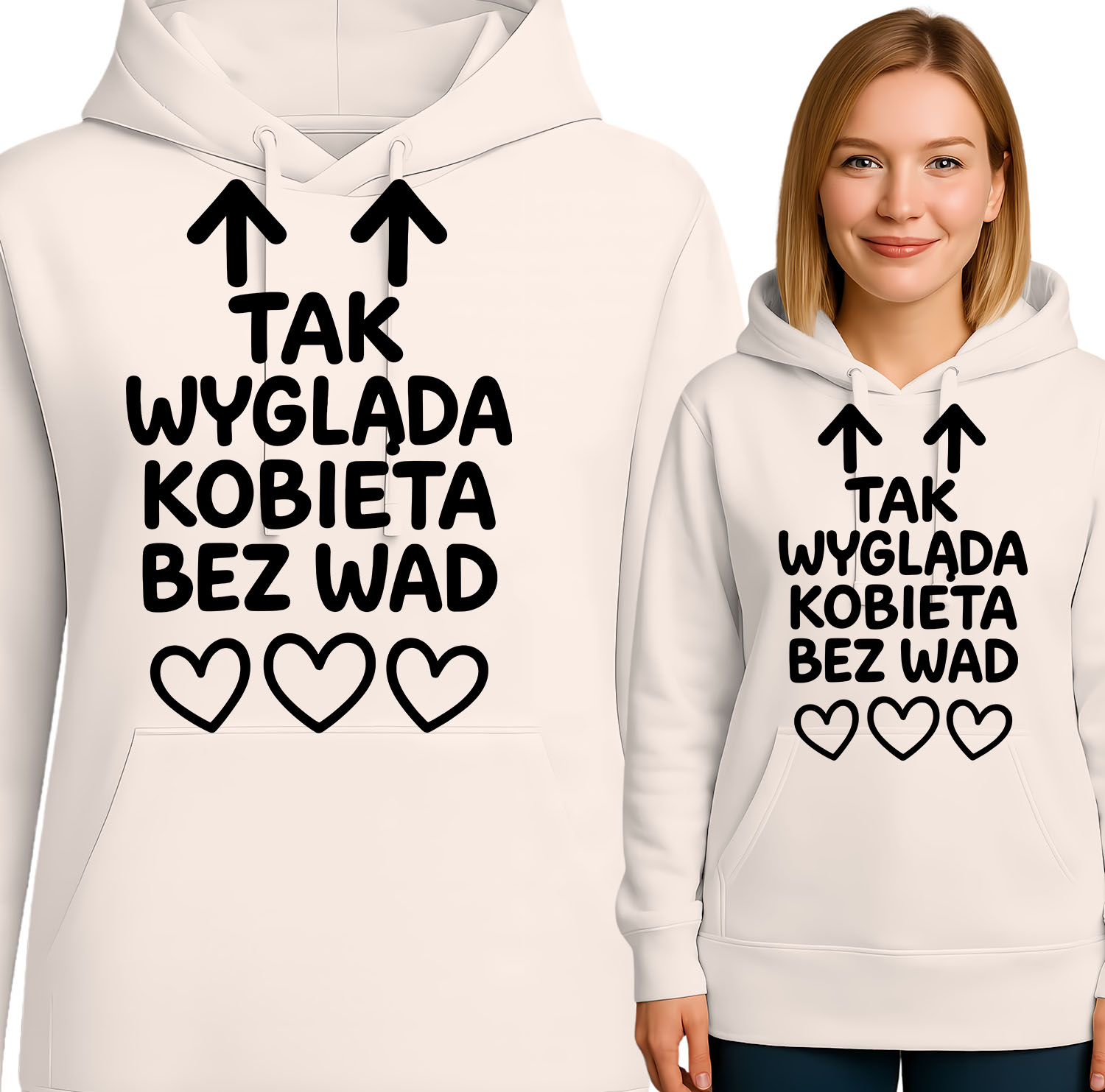 'TAK WYGLĄDA KOBIETA BEZ WAD'