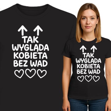'TAK WYGLĄDA KOBIETA BEZ WAD'