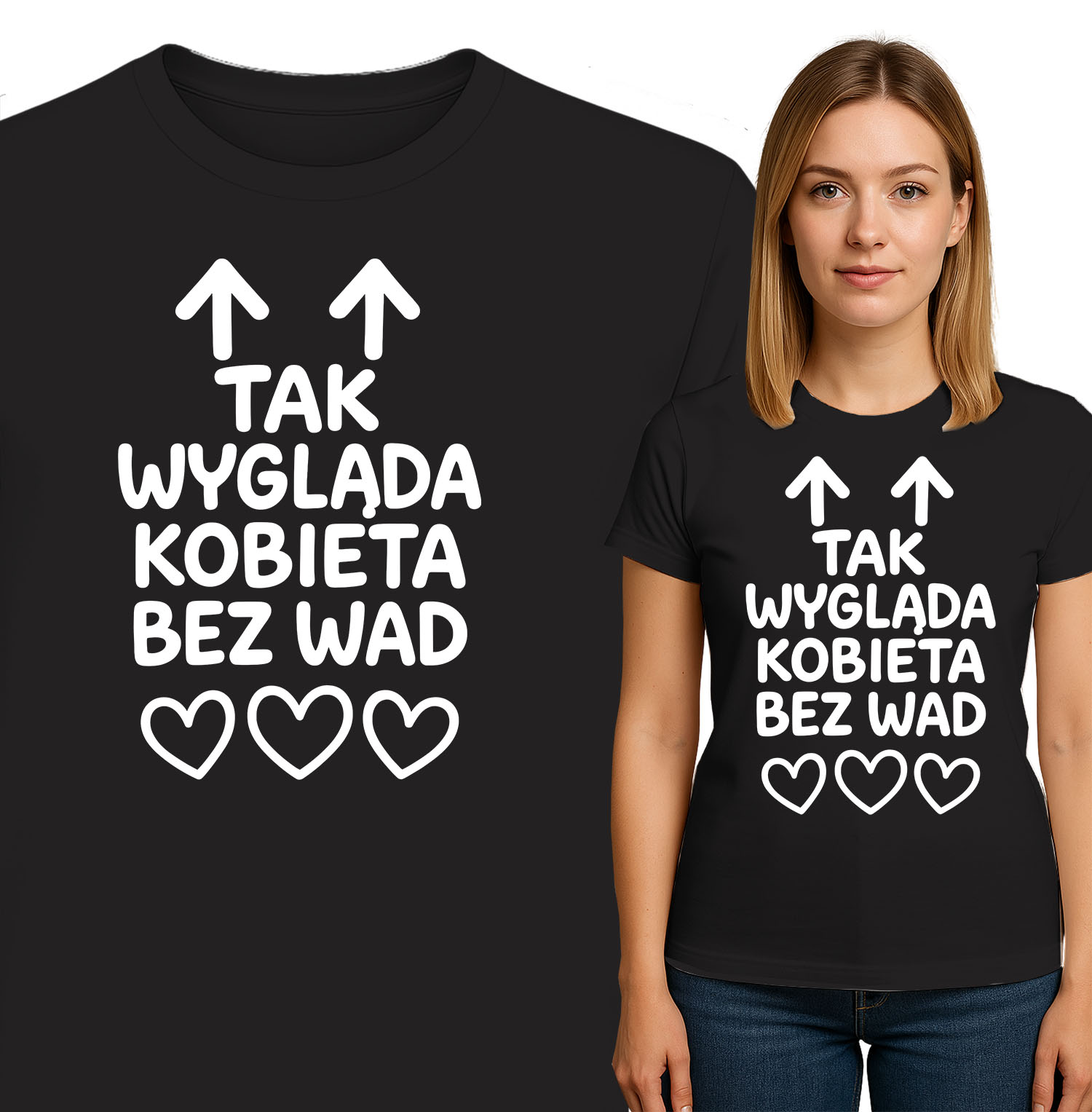 'TAK WYGLĄDA KOBIETA BEZ WAD'