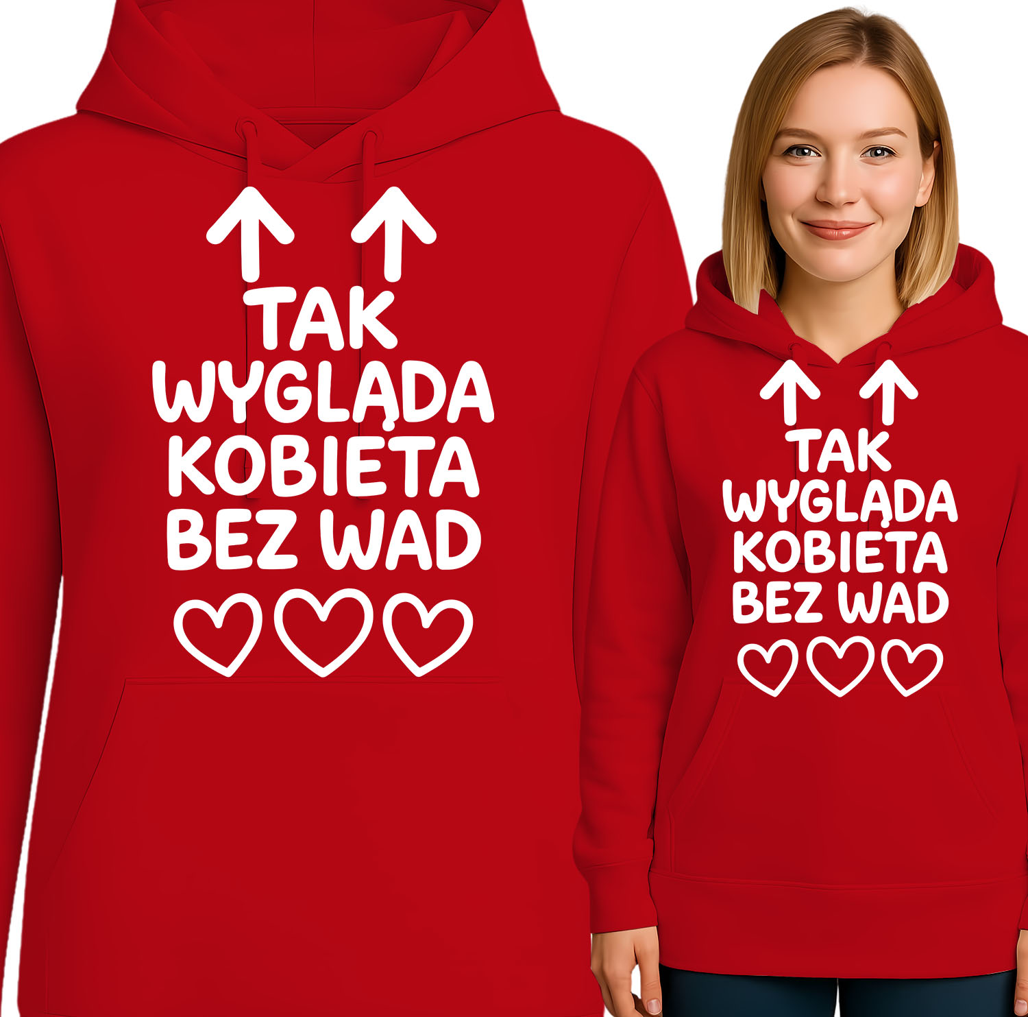 'TAK WYGLĄDA KOBIETA BEZ WAD'