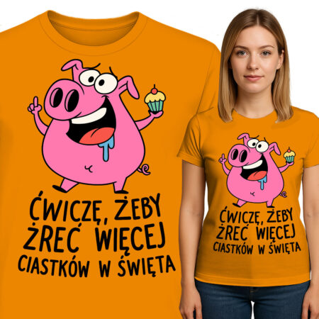 'Ćwiczę, żeby żreć więcej ciastków w święta'