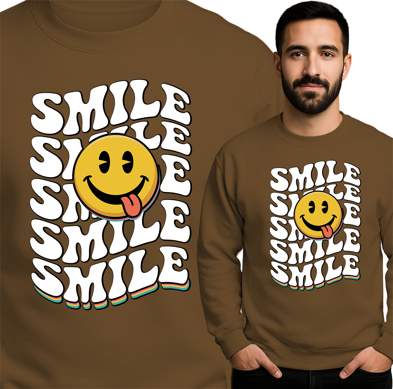 'Smile – Uśmiechnięta Buźka Retro''