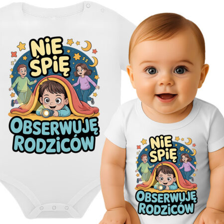 'Nie śpię, obserwuję rodziców'