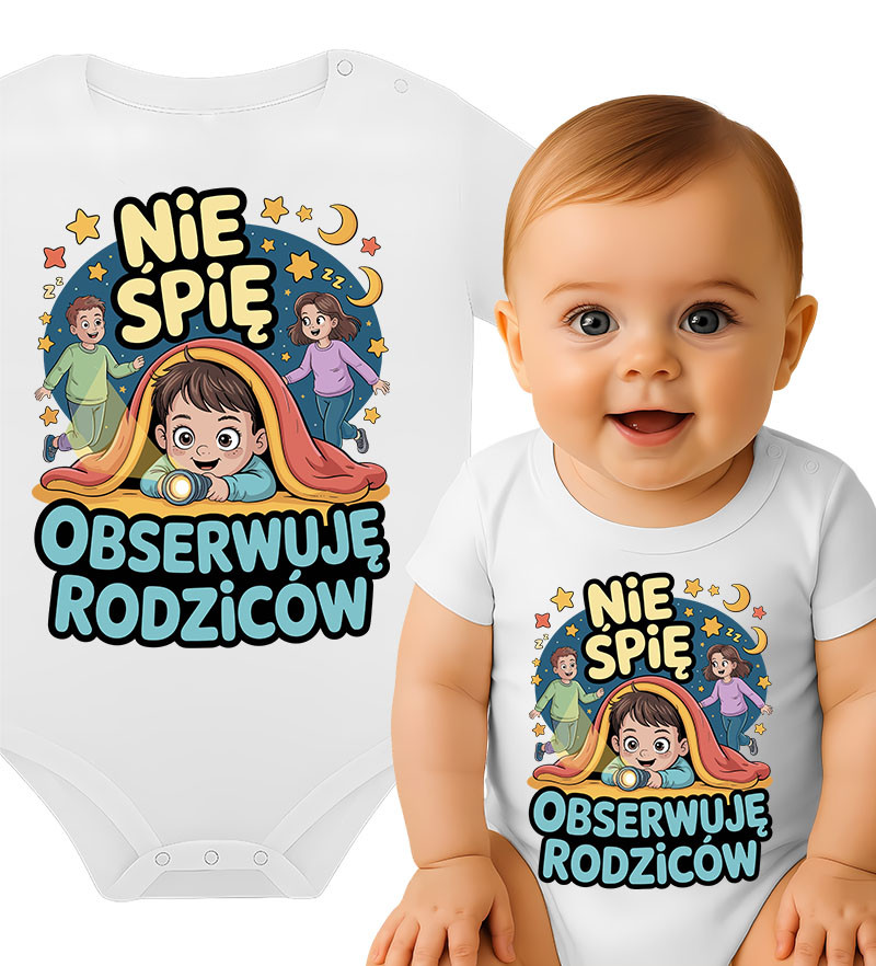 'Nie śpię, obserwuję rodziców'