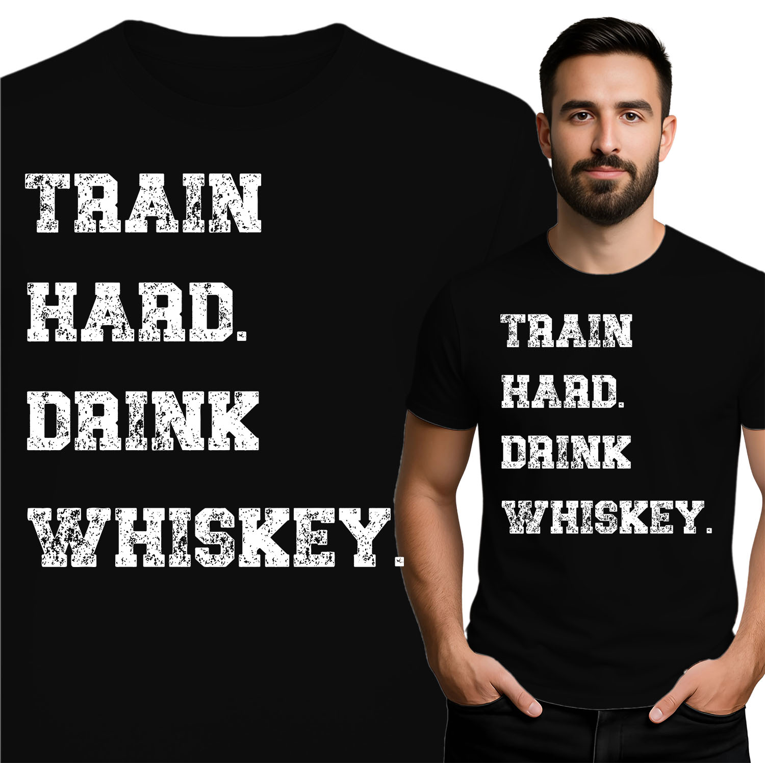 'Train Hard - Drink Whiskey'