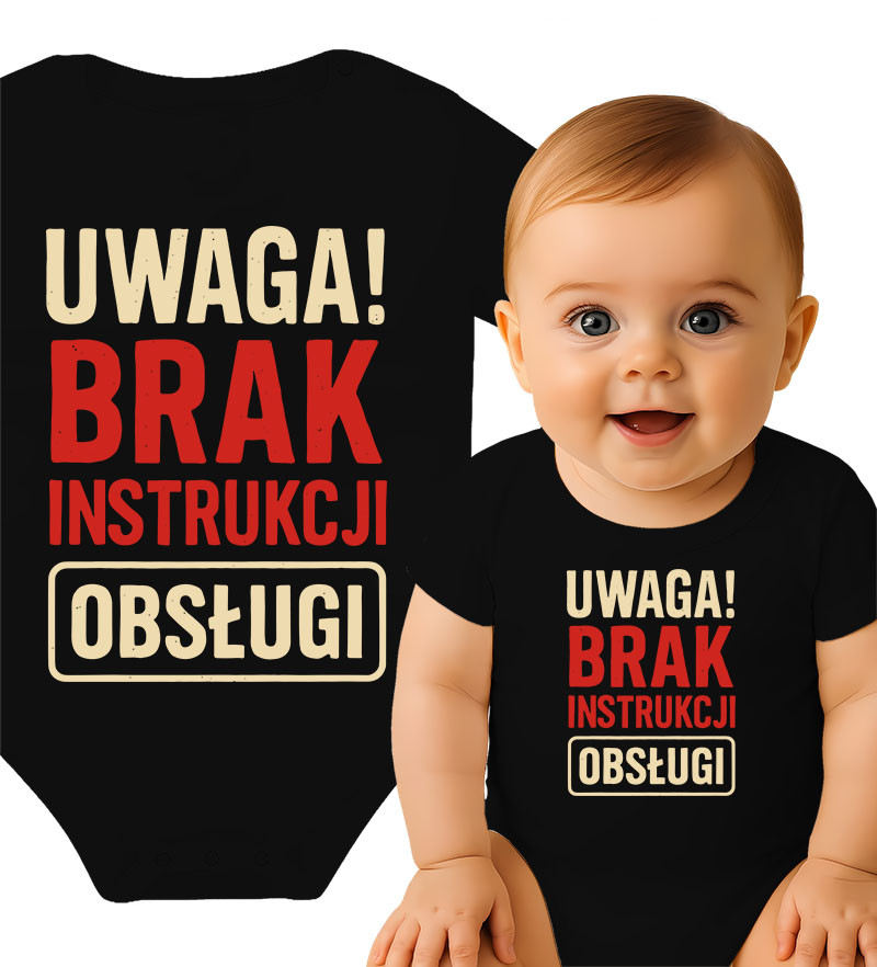 'Uwaga! Brak instrukcji obsługi'