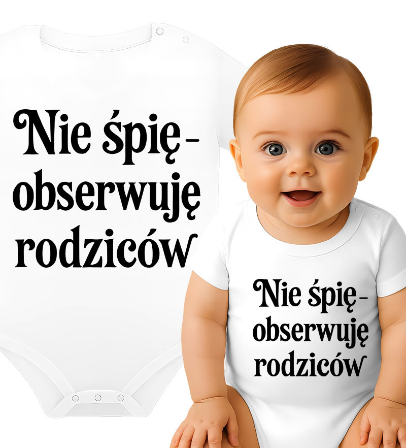 'Nie śpię – obserwuję rodziców'