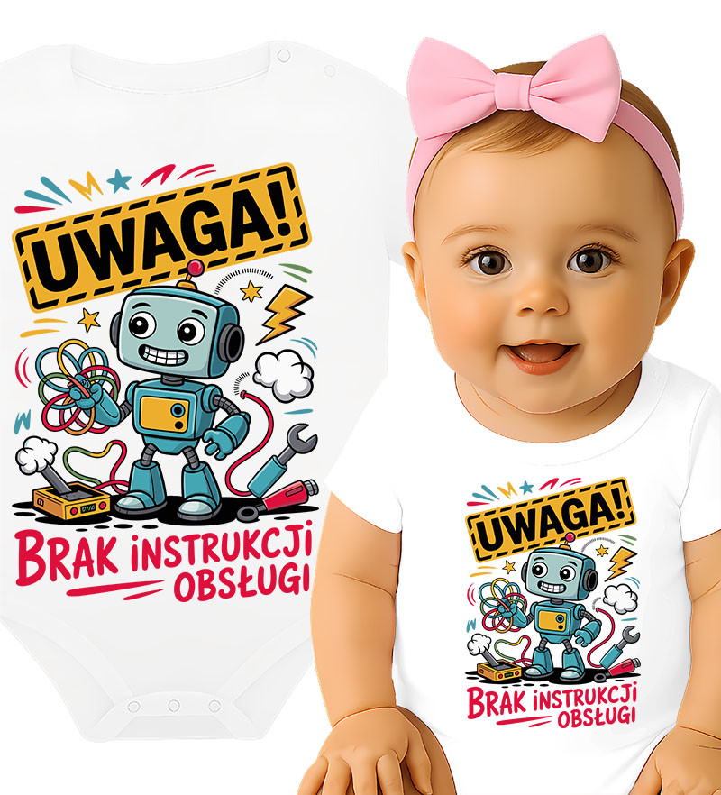 'UWAGA! Brak instrukcji obsługi'