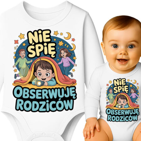 'Nie śpię, obserwuję rodziców'