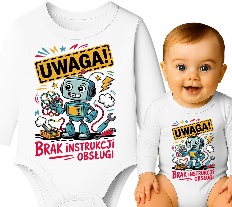 'UWAGA! Brak instrukcji obsługi'