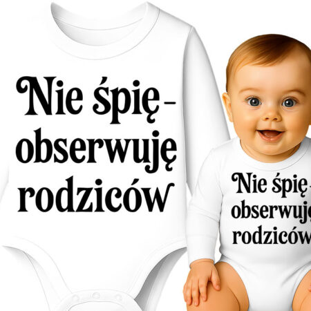 'Nie śpię – obserwuję rodziców'