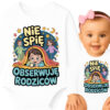 'Nie śpię, obserwuję rodziców'