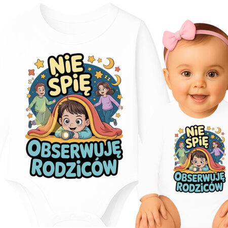 'Nie śpię, obserwuję rodziców'