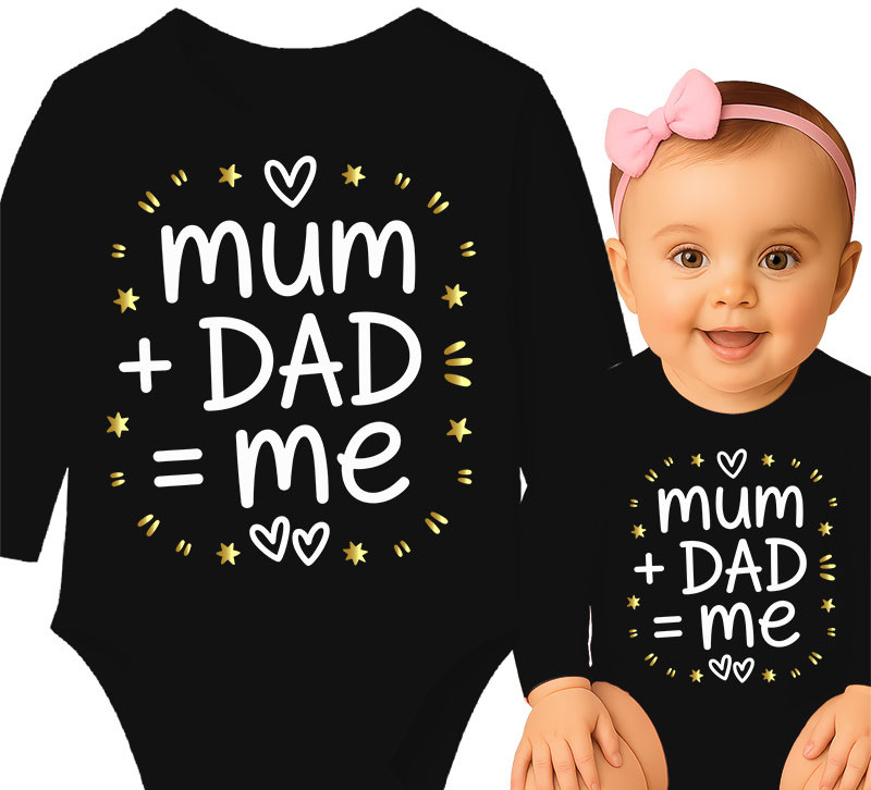 ' MUM and DAD equals to ME '