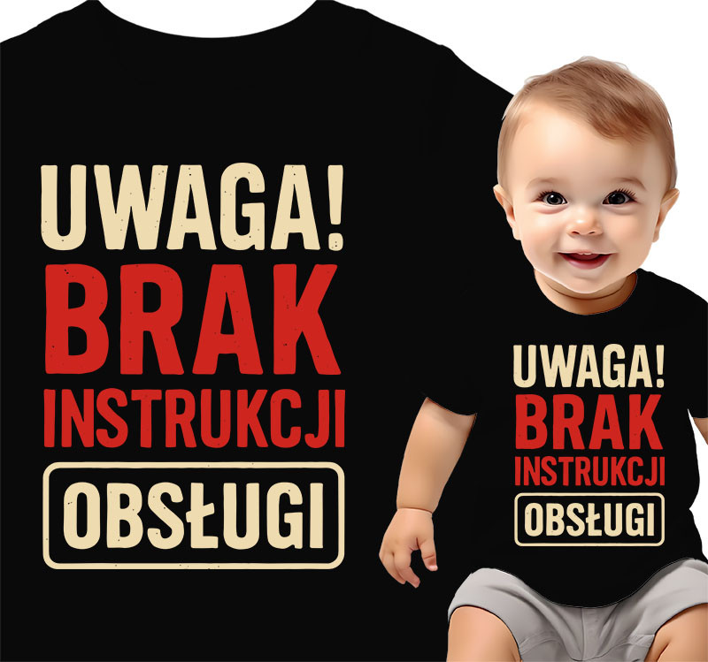 'Uwaga! Brak instrukcji obsługi'