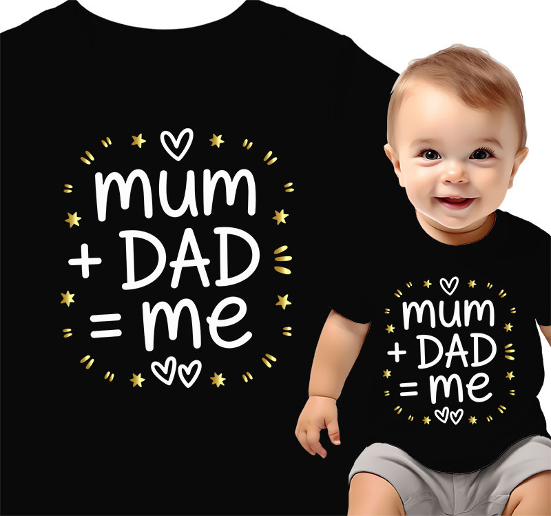 ' MUM and DAD equals to ME '