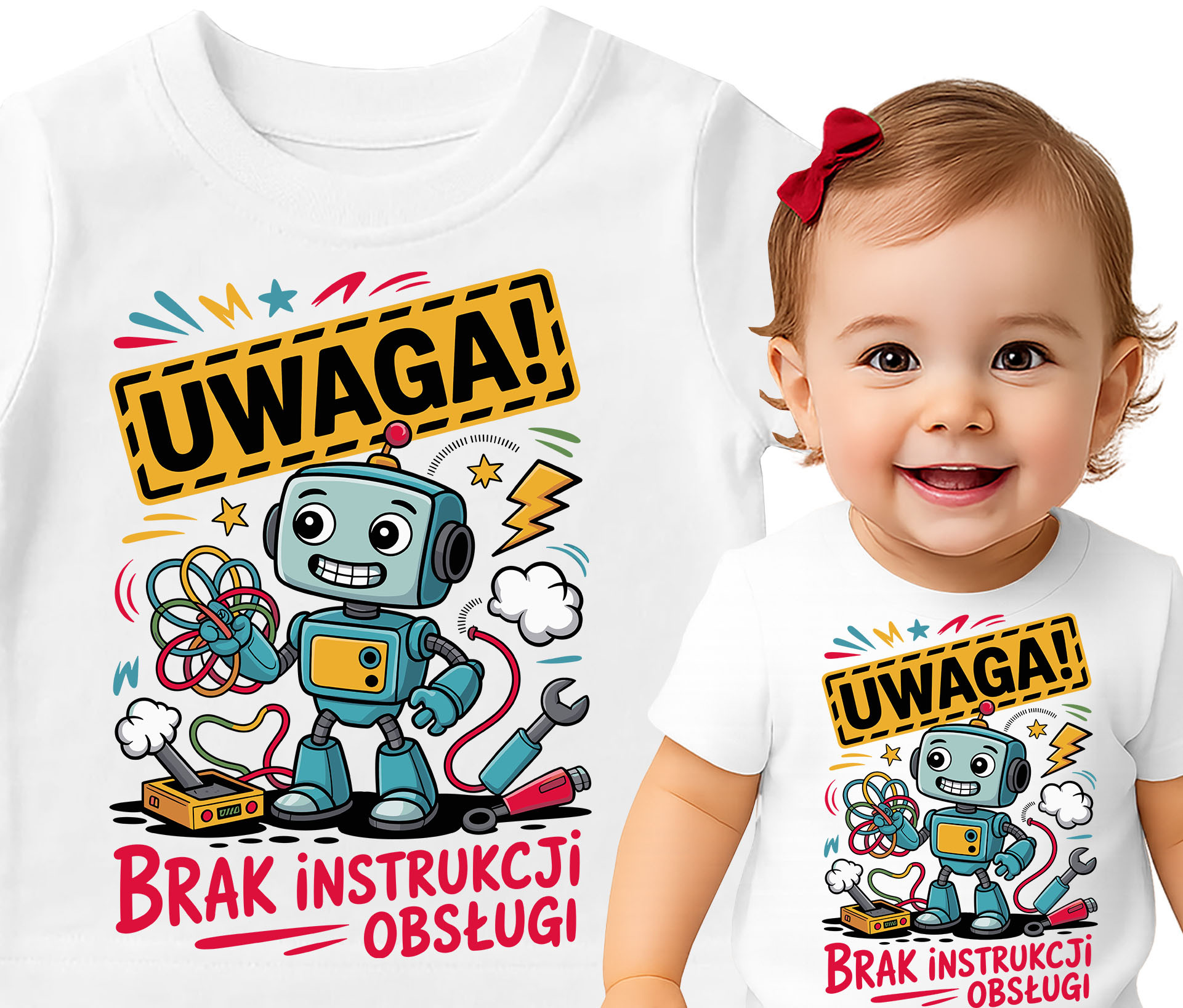 'UWAGA! Brak instrukcji obsługi'