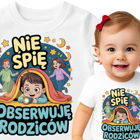 'Nie śpię, obserwuję rodziców'