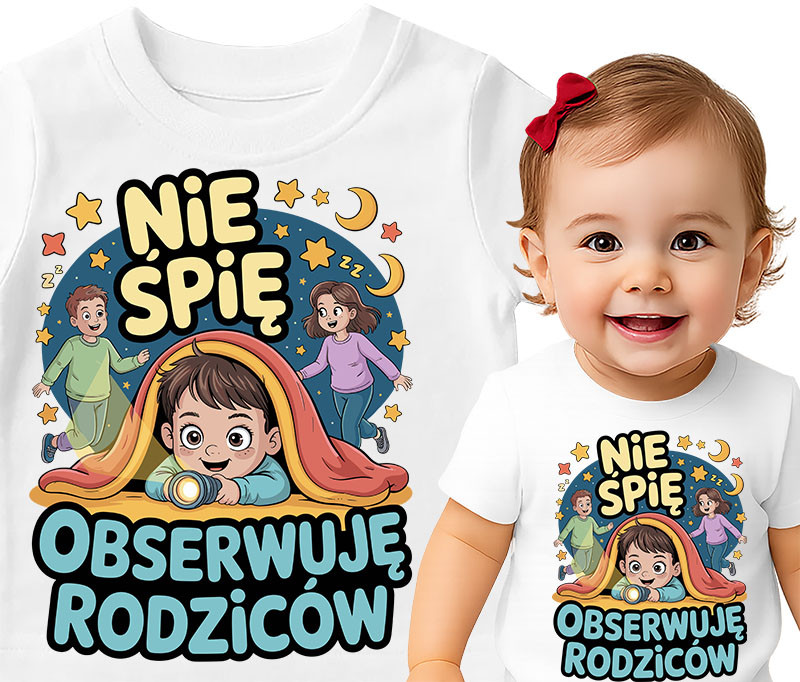 'Nie śpię, obserwuję rodziców'