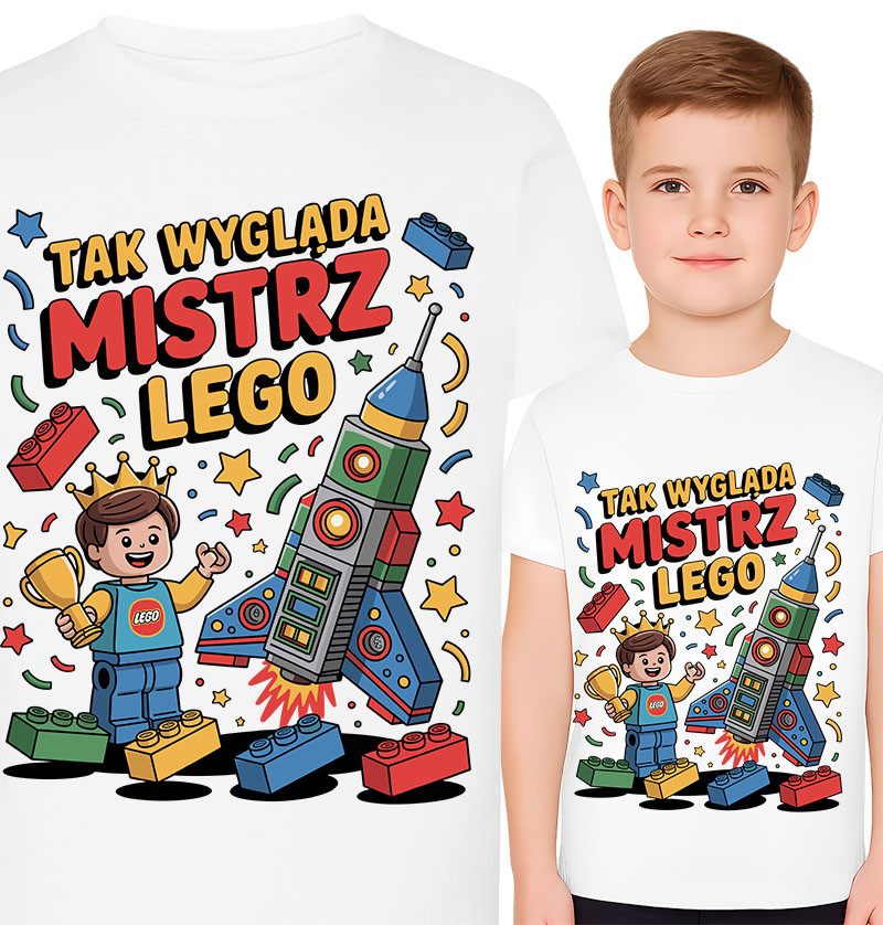'TAK WYGLĄDA MISTRZ LEGO'