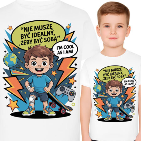'Nie muszę być idealny, żeby być sobą'