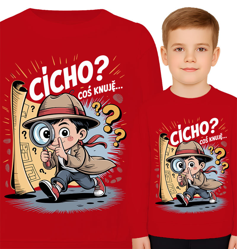 'CICHO? COŚ KNUJĘ…'