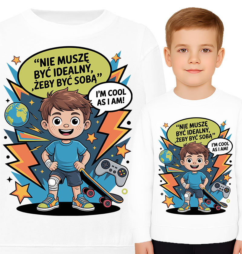 'Nie muszę być idealny, żeby być sobą'
