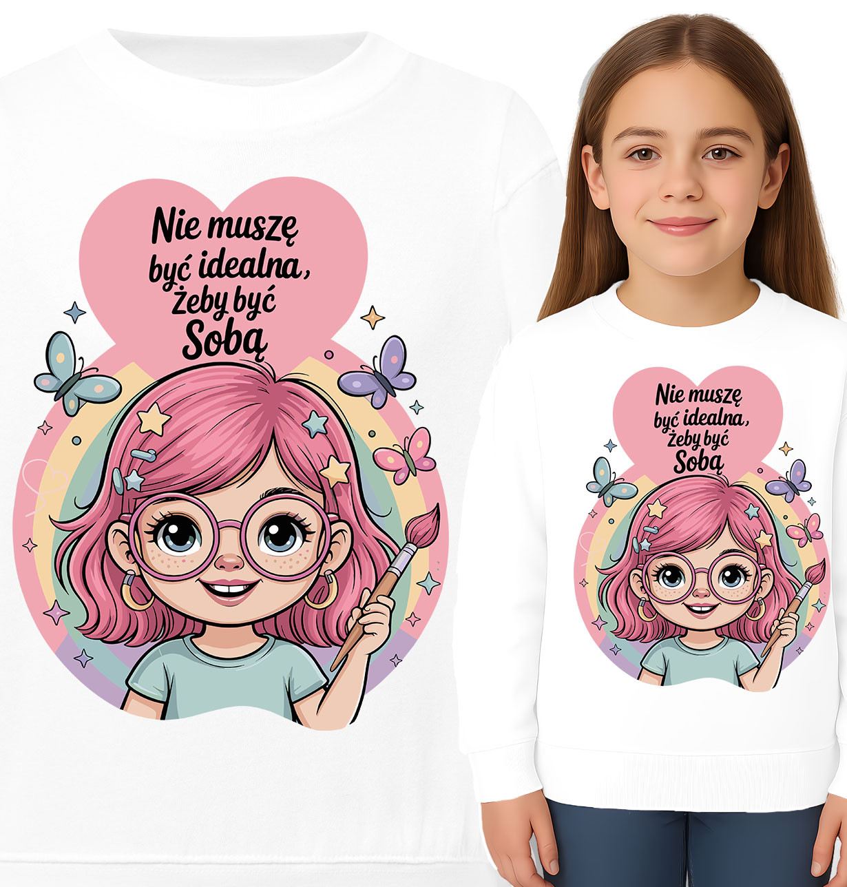 'Nie muszę być idealna, żeby być sobą'
