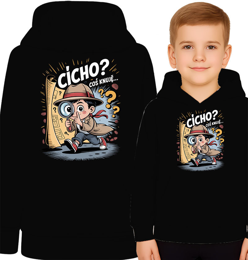 'CICHO? COŚ KNUJĘ…'