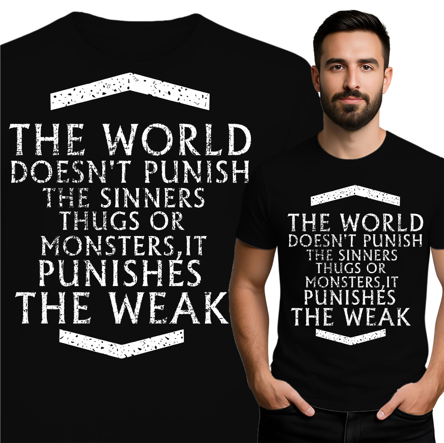 'The World Doesn't Punish The Sinners Thugs Or Monster, It Punishes The Weak'