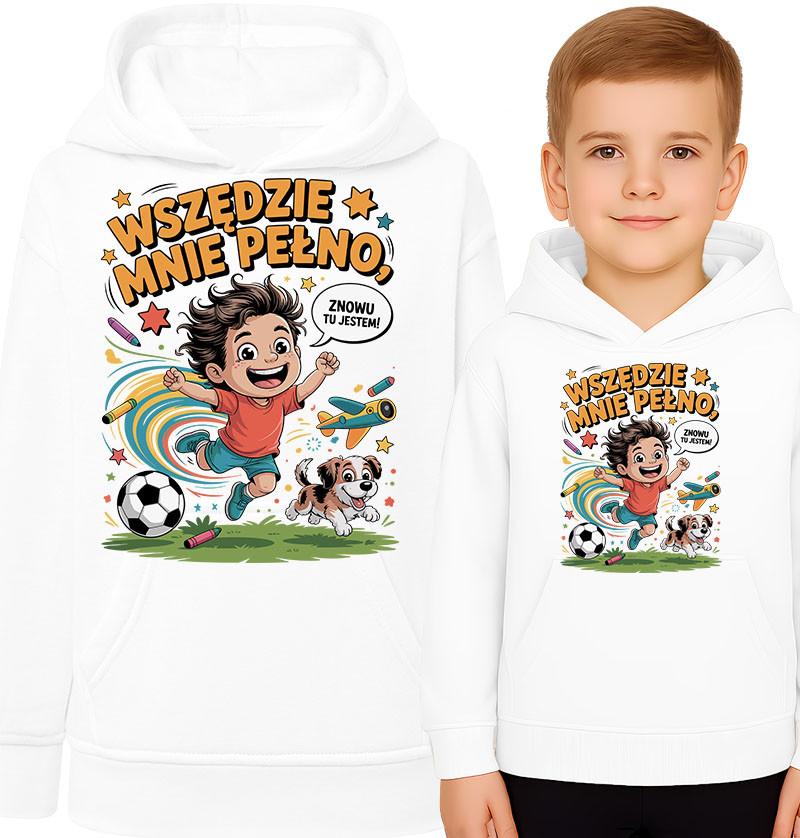 'Wszędzie mnie pełno, znowu tu jestem!'
