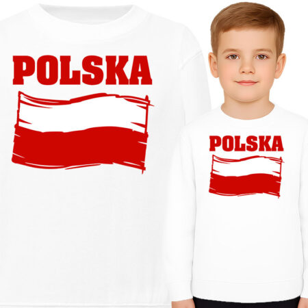 'Polska' z flagą