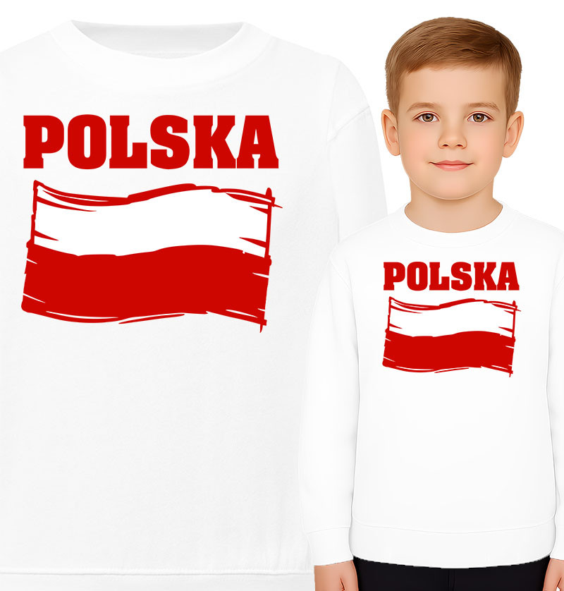 'Polska' z flagą
