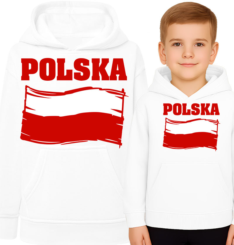 'Polska' z flagą
