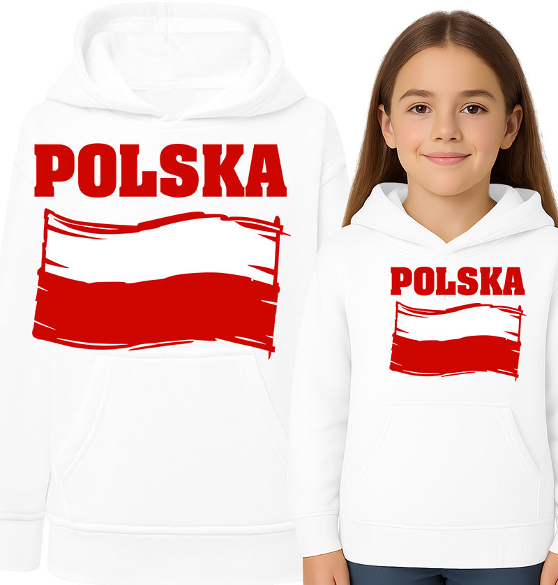 'Polska' z flagą