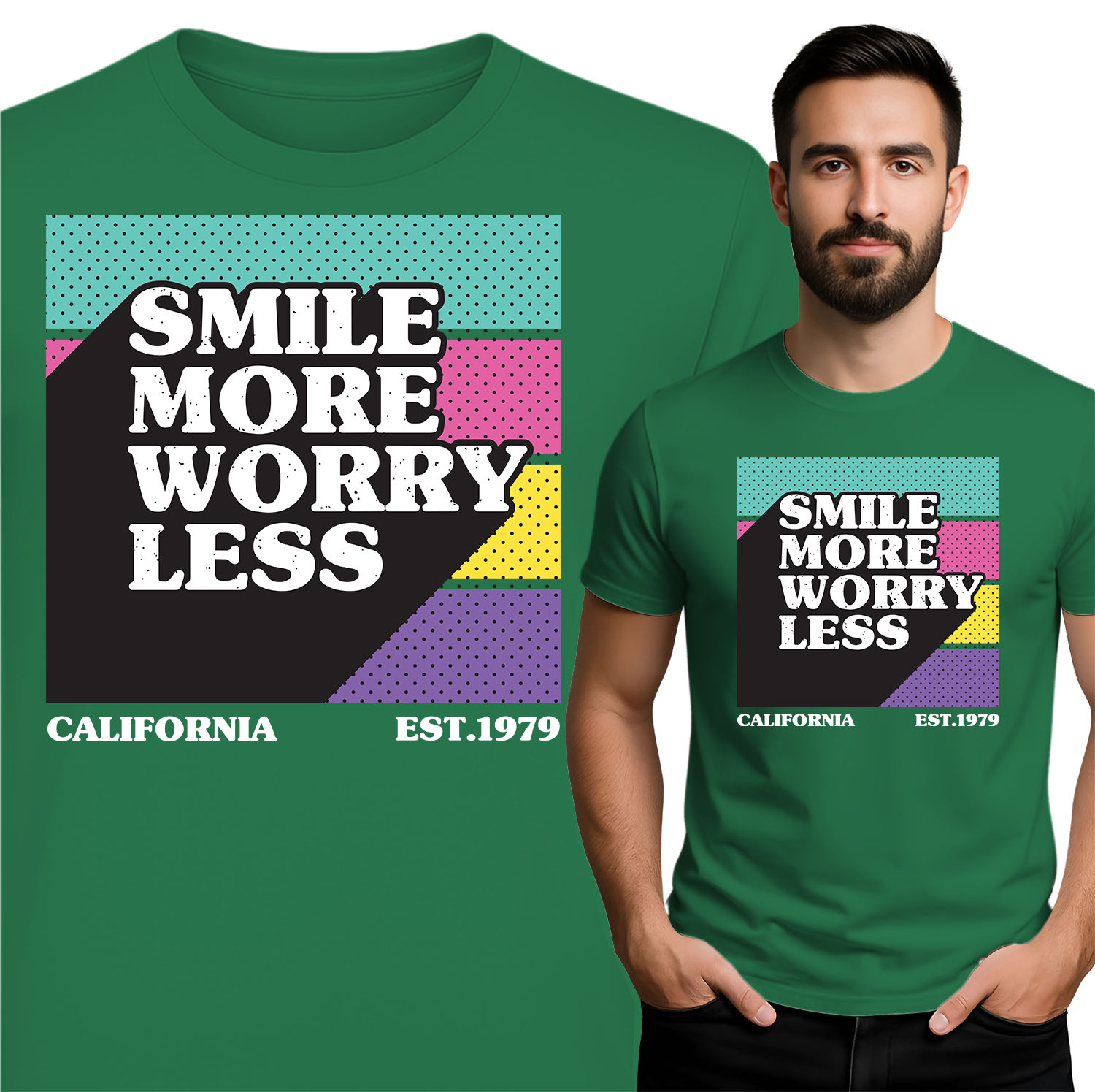 'SMILE MORE WORRY LESS'