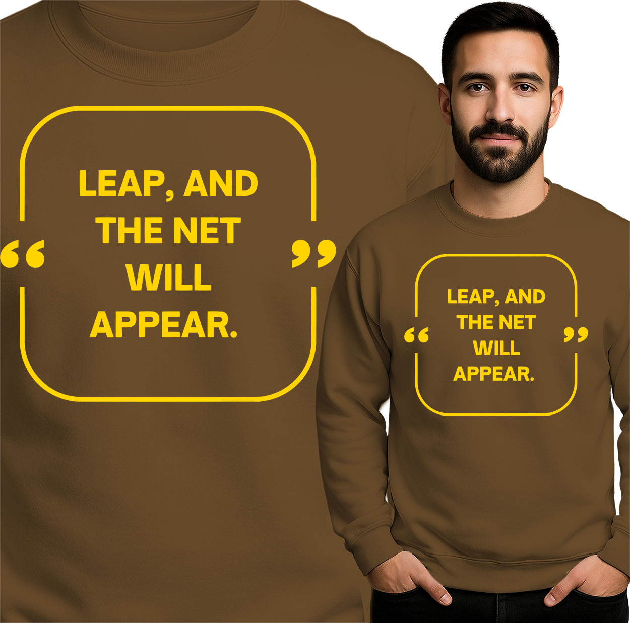 'Leap and the Net Will Appear '